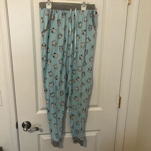 Pillow talk owl PJ bottoms